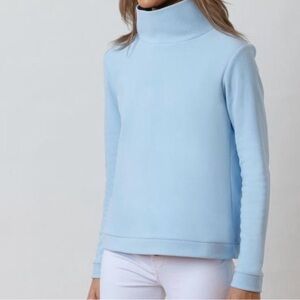 Dudley Stephens Powder Blue Turtleneck Sweater